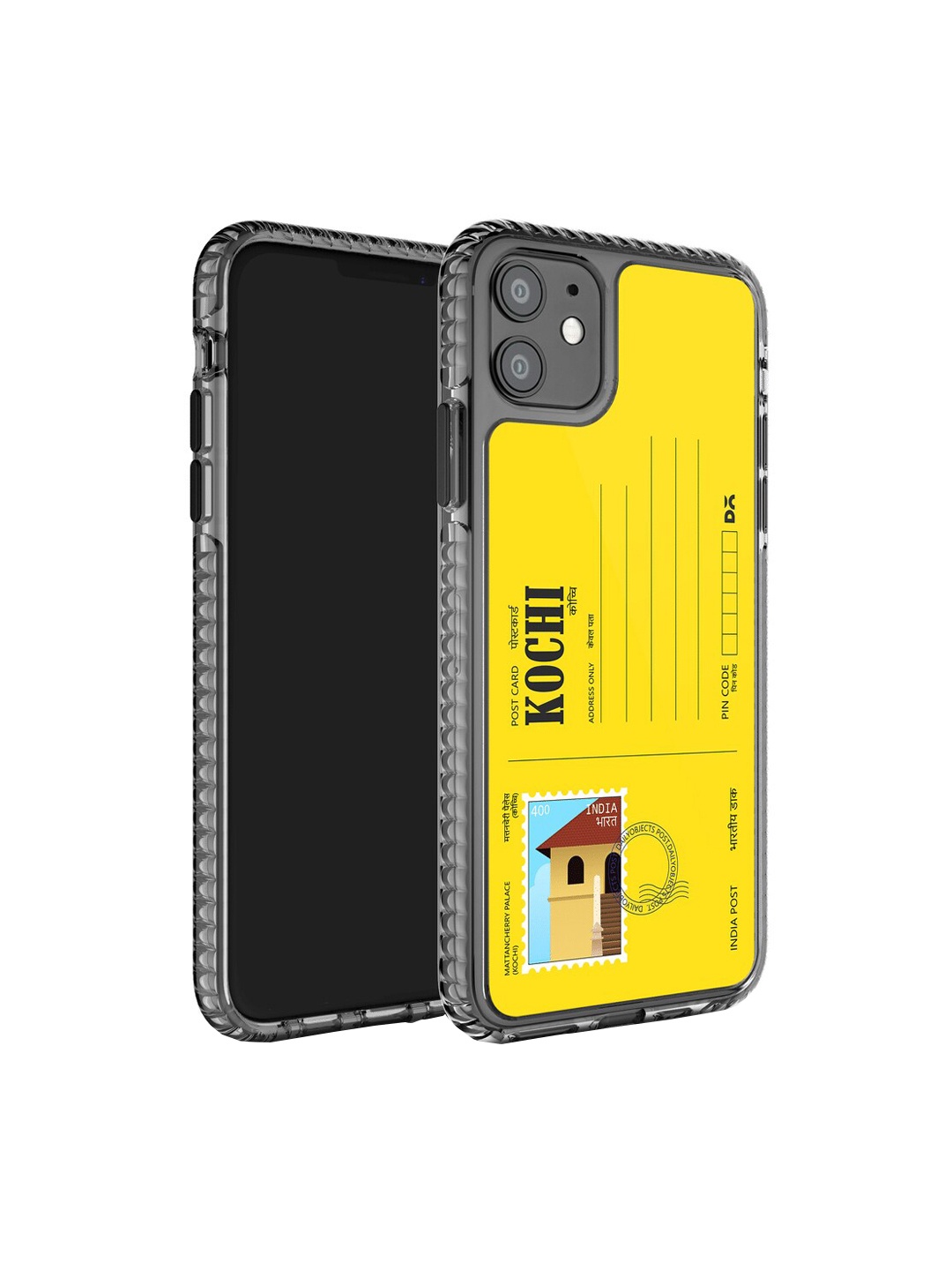

DailyObjects Postcard Printed iPhone 11 Phone Back case, Yellow