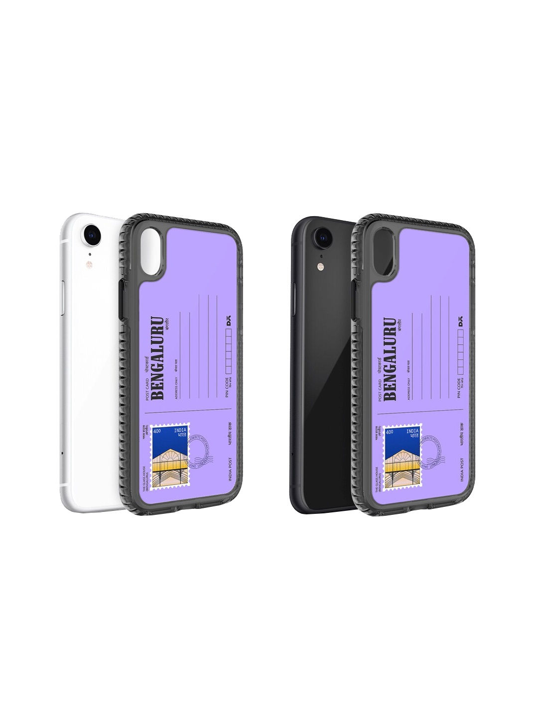 

DailyObjects Printed iPhone XR Phone Back case, Purple