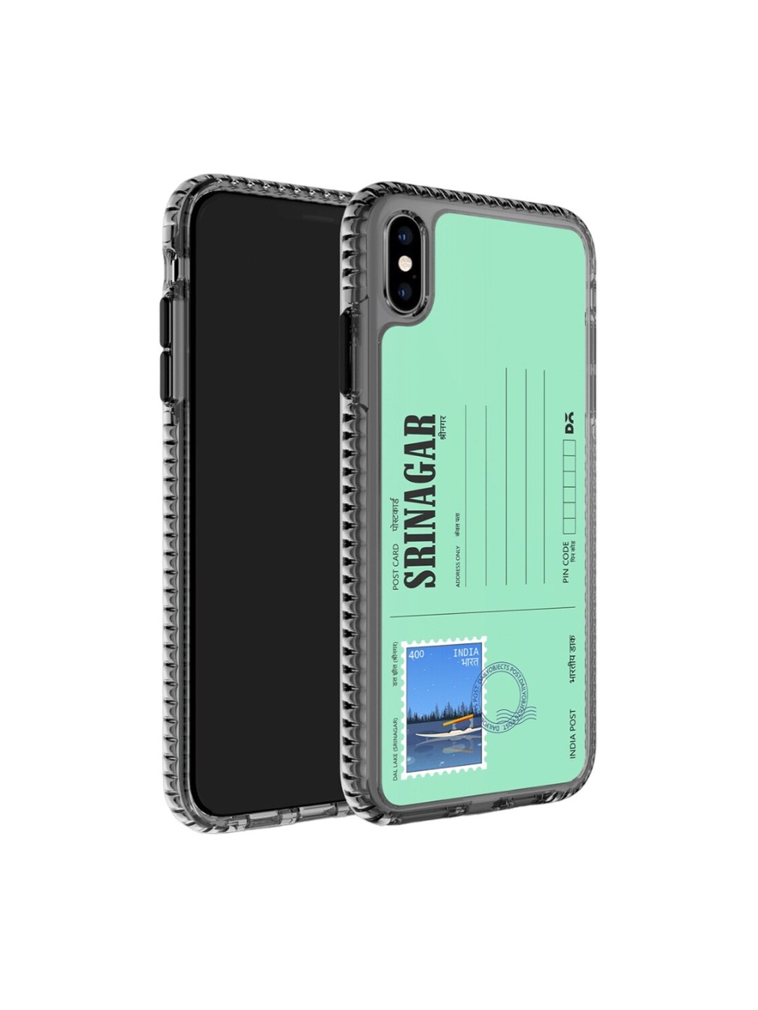 

DailyObjects Postcard Printed iPhone X Phone Back case, Green
