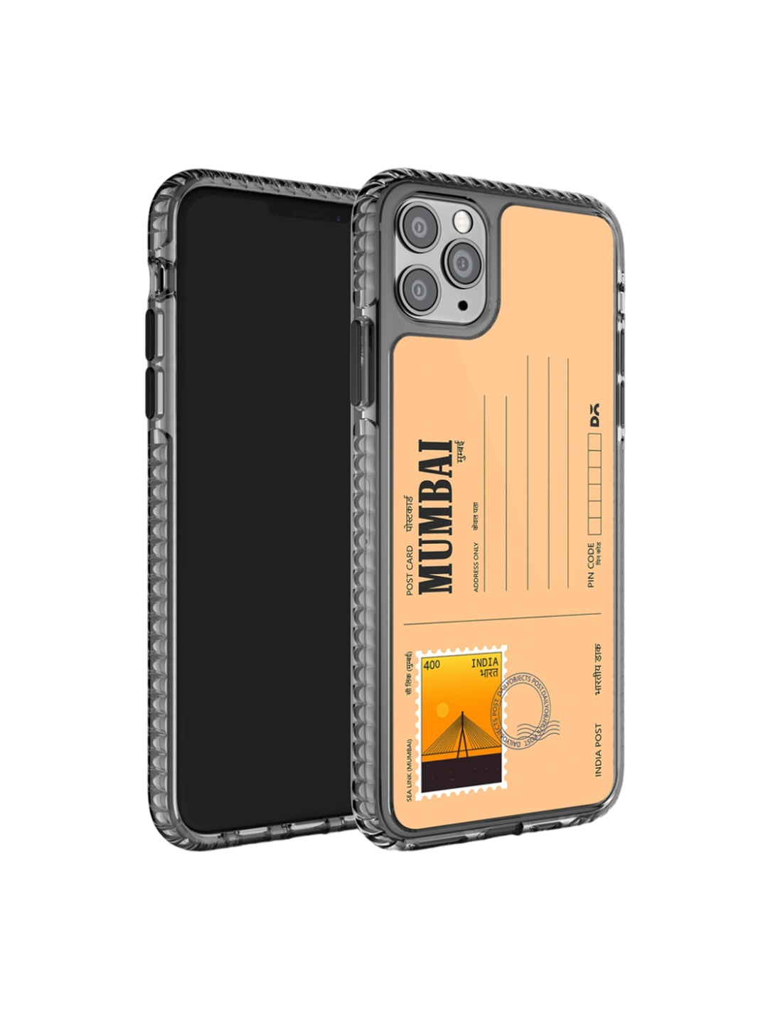 

DailyObjects Impact Resistant Postcard Printed iPhone 11 Pro Max Phone Back case, Beige