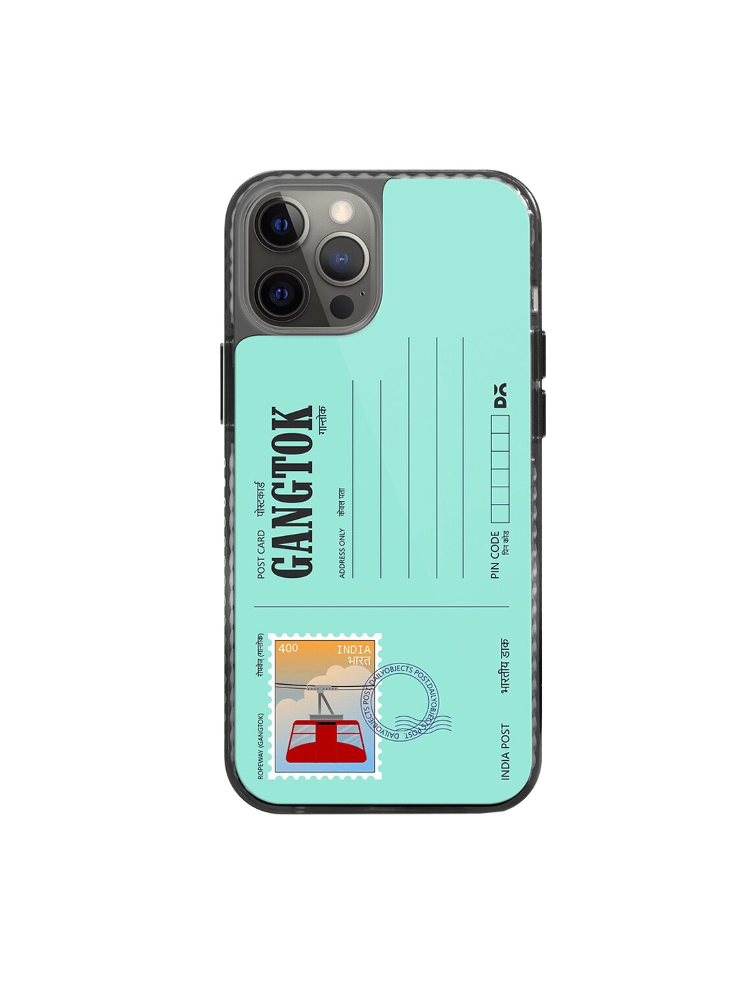 

DailyObjects Postcard Printed iPhone 12 Pro Max Phone Back case, Green