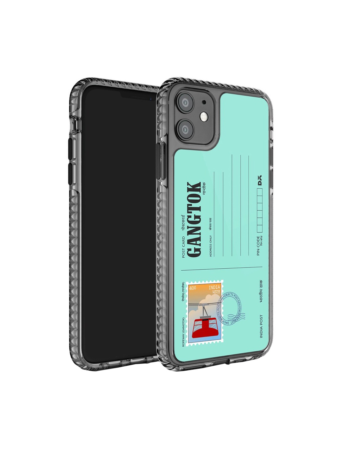 

DailyObjects Postcard Printed iPhone 11 Phone Back case, Sea green