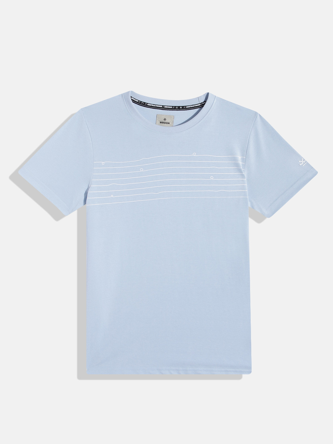 

WROGN YOUTH Boys Striped T-shirt, Blue