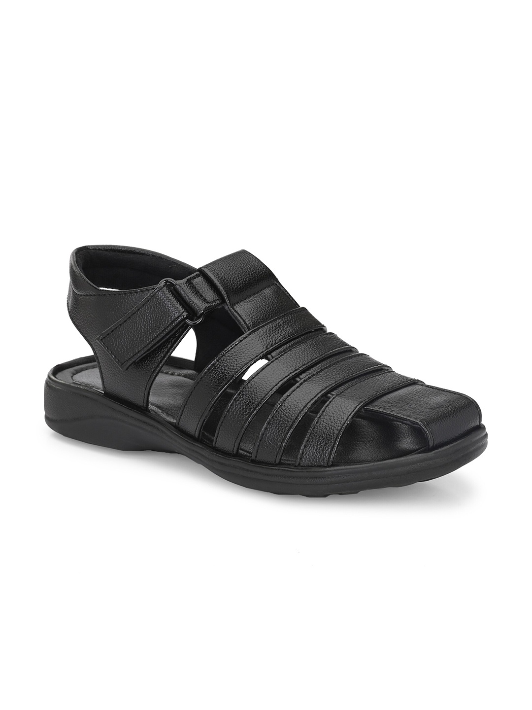 

Azzaro Black Fisherman Formal Sandals