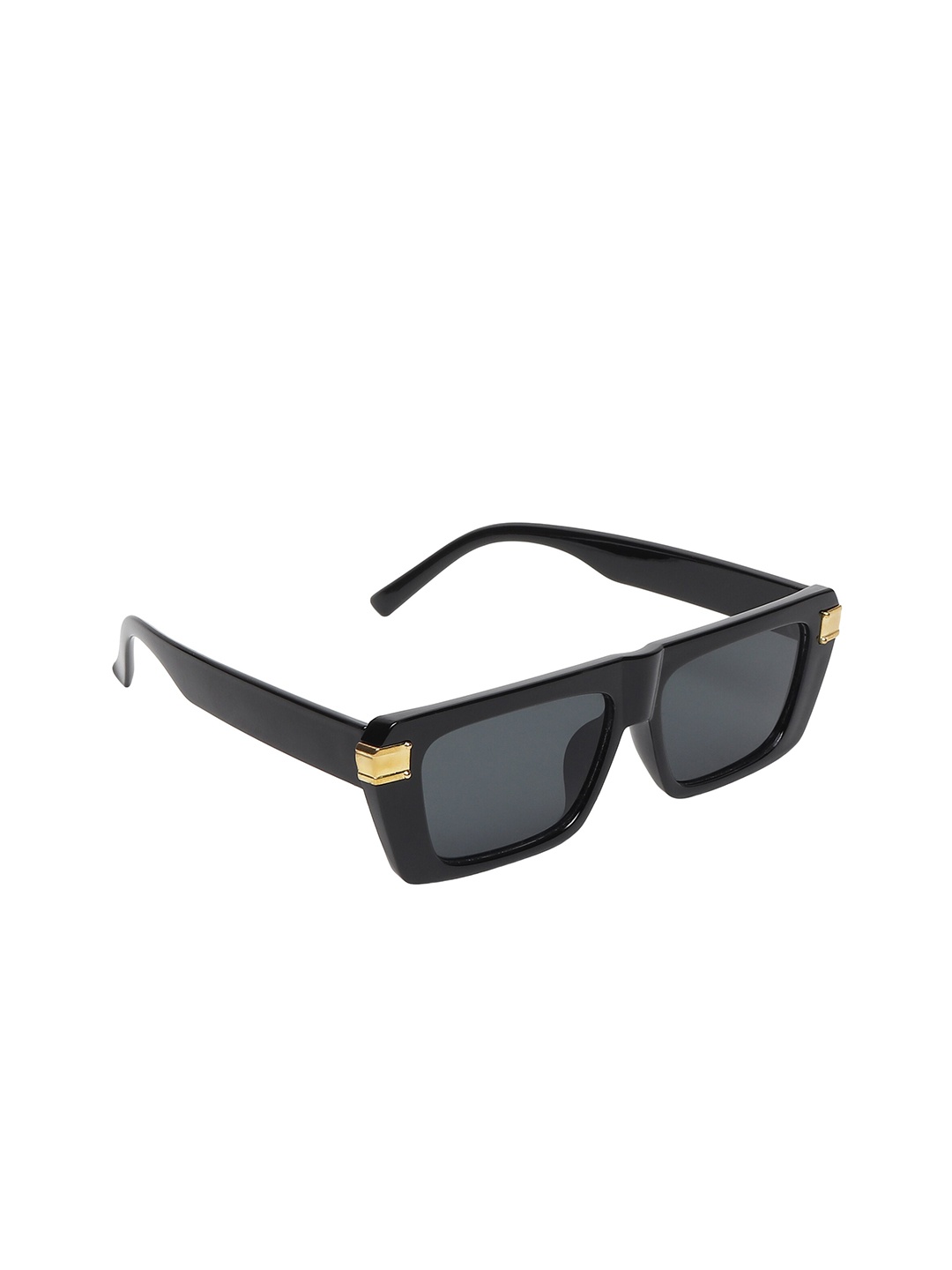 

CRIBA Unisex Lens Wayfarer Sunglasses With UV Protected Lens CR_EURO_BLK, Black