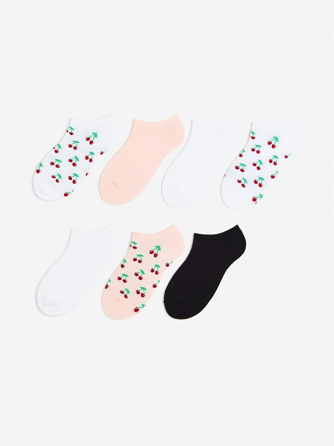 

H&M Women 7-Pack Trainer Socks, Black