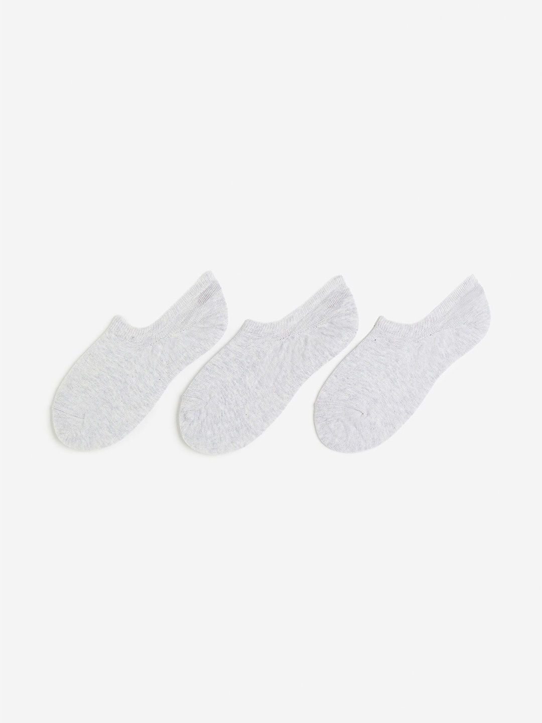 

H&M Women 3-Pack Liner Socks, Grey