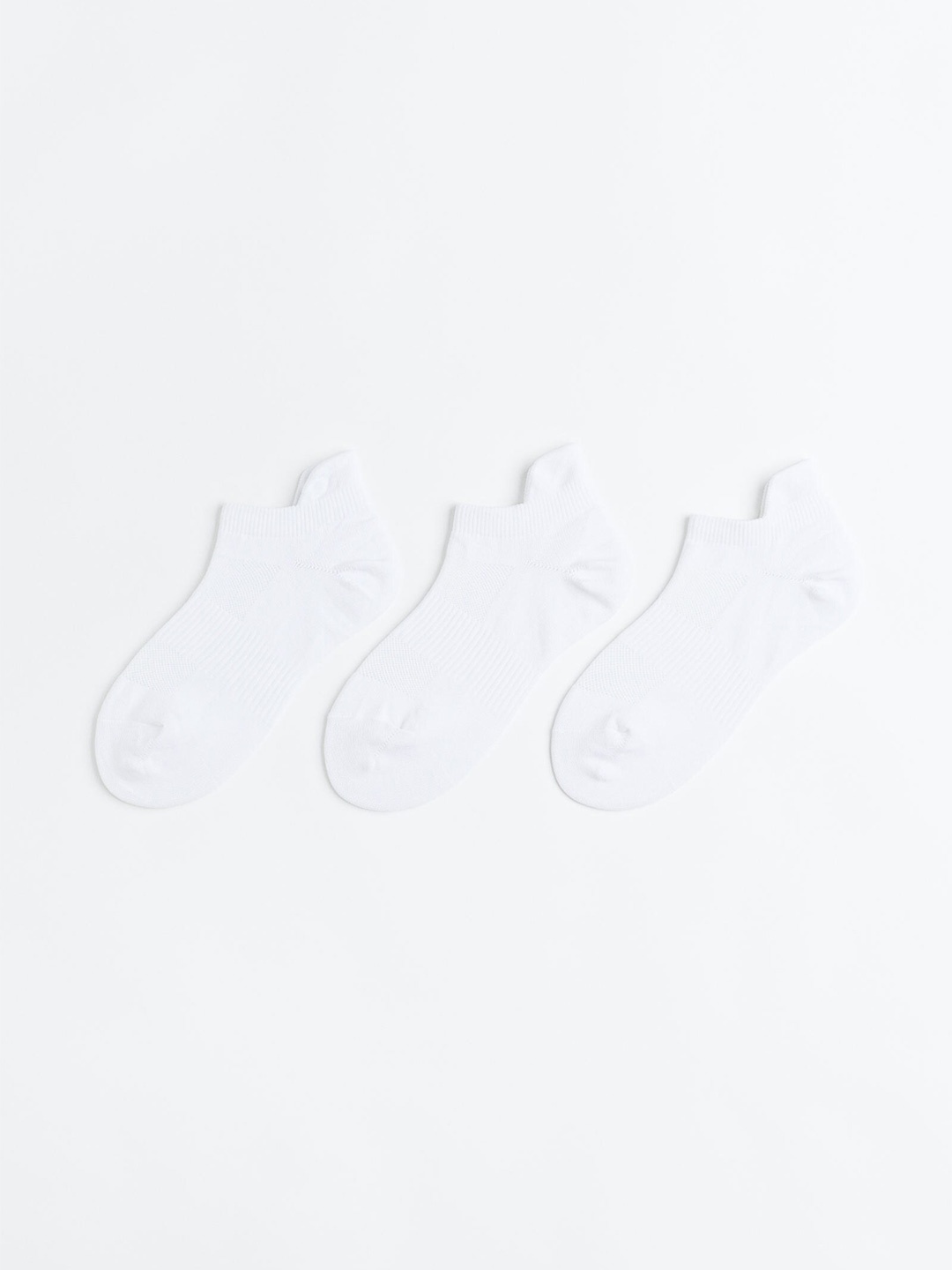 

H&M Women 3-Pack DryMove Sports Socks, White