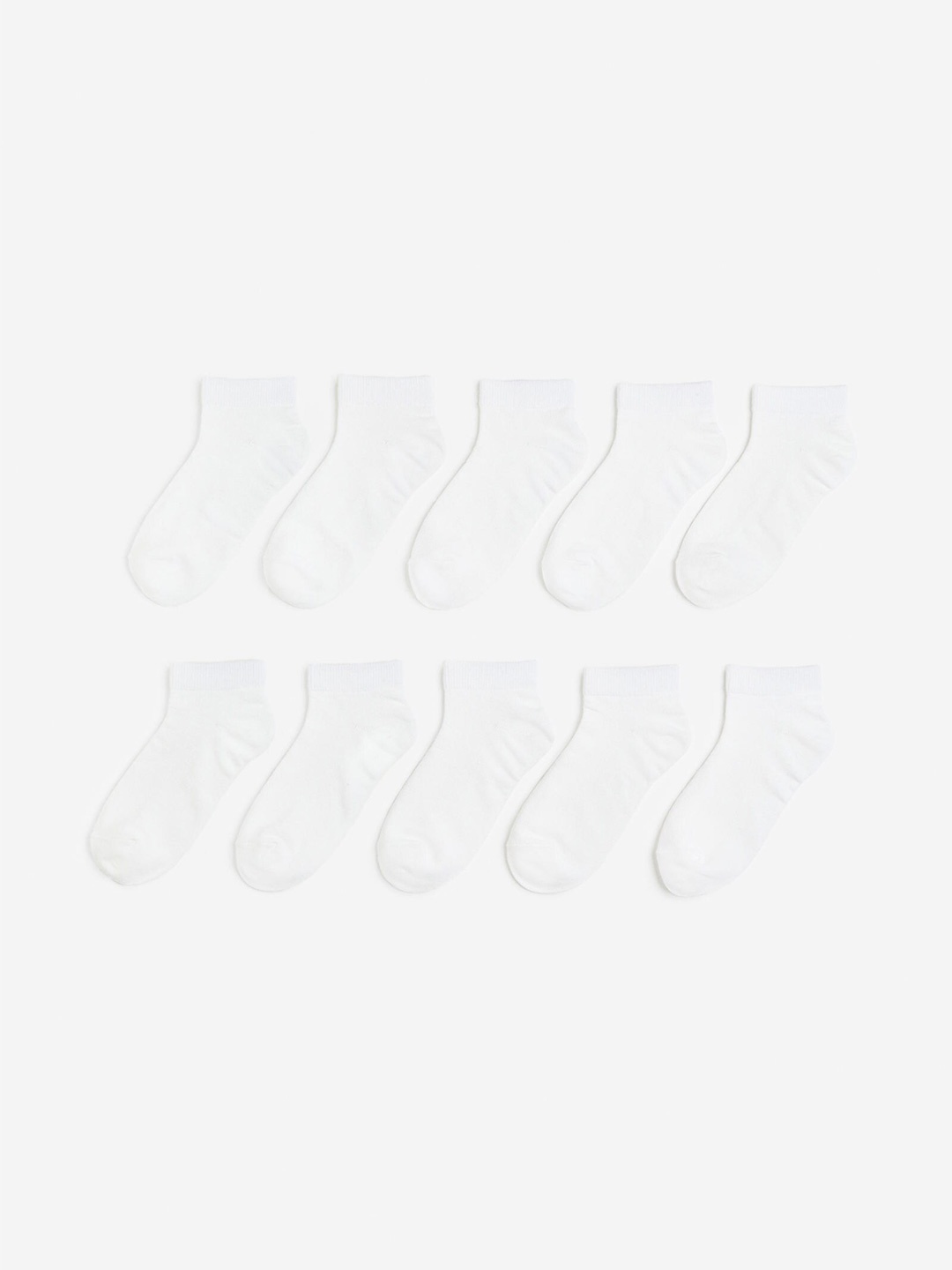 

H&M Women 10-Pack Trainer Socks, White