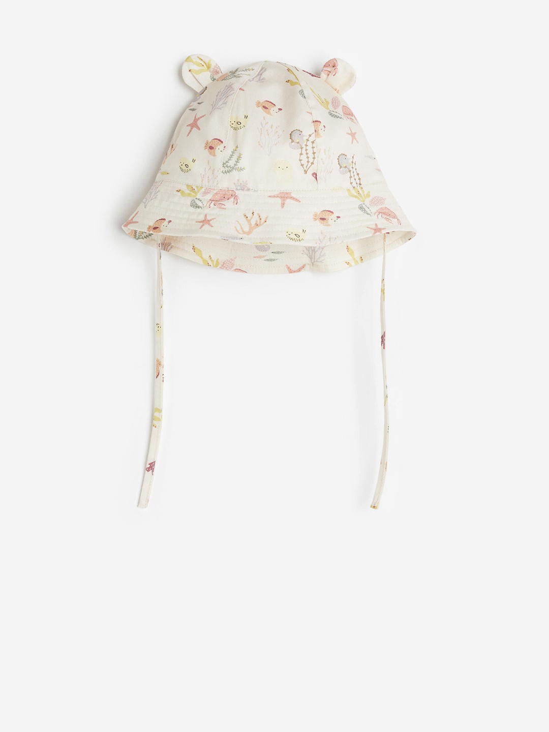 

H&M Infant Boys Ear-Detail Sun Hat, White