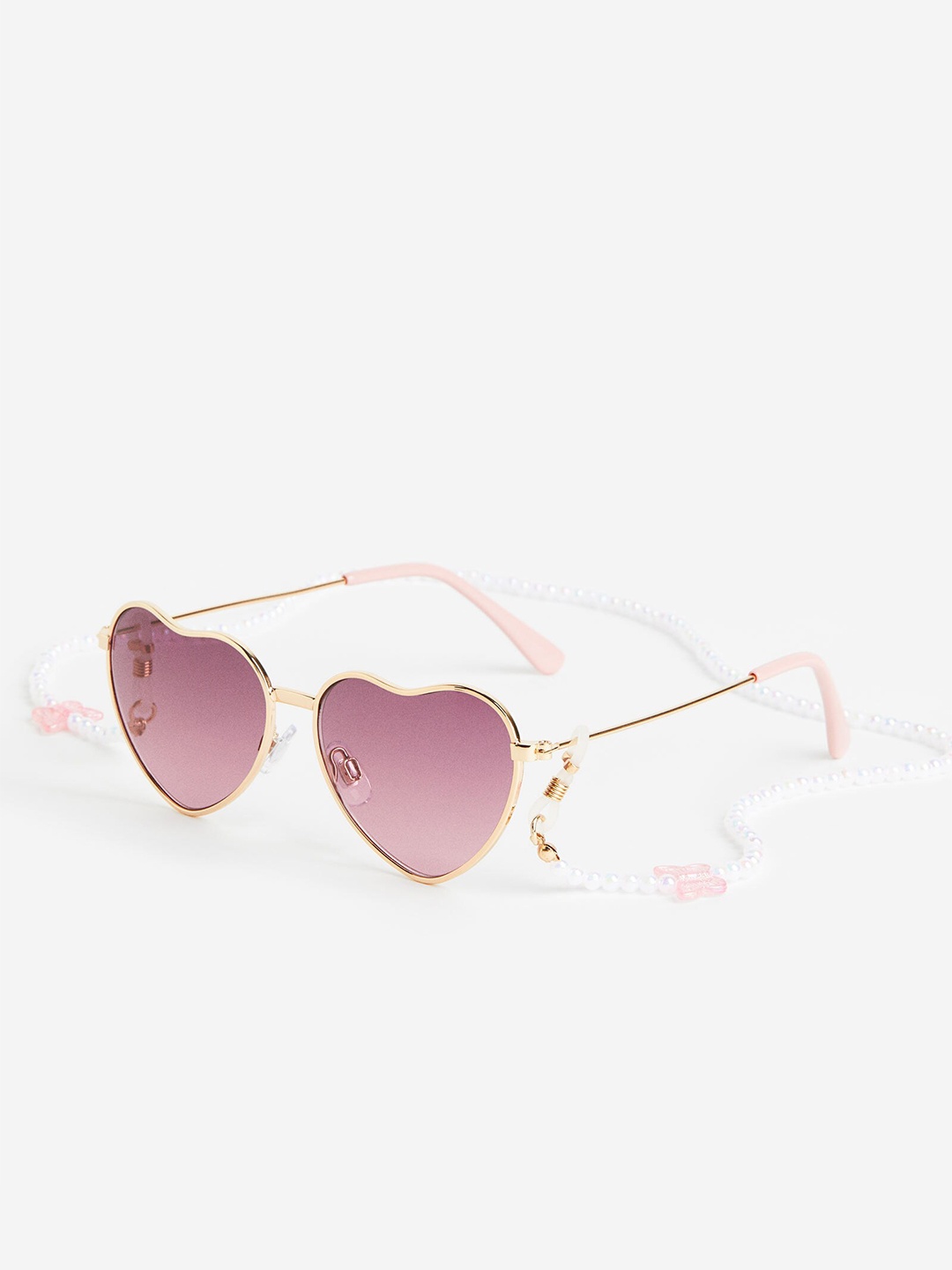 

H&M Girls Sunglasses With Glasses Chain, Gold