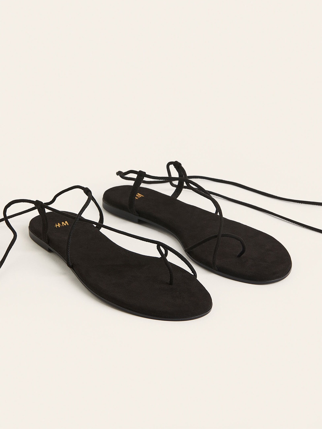 

H&M Gladiator Flats, Black