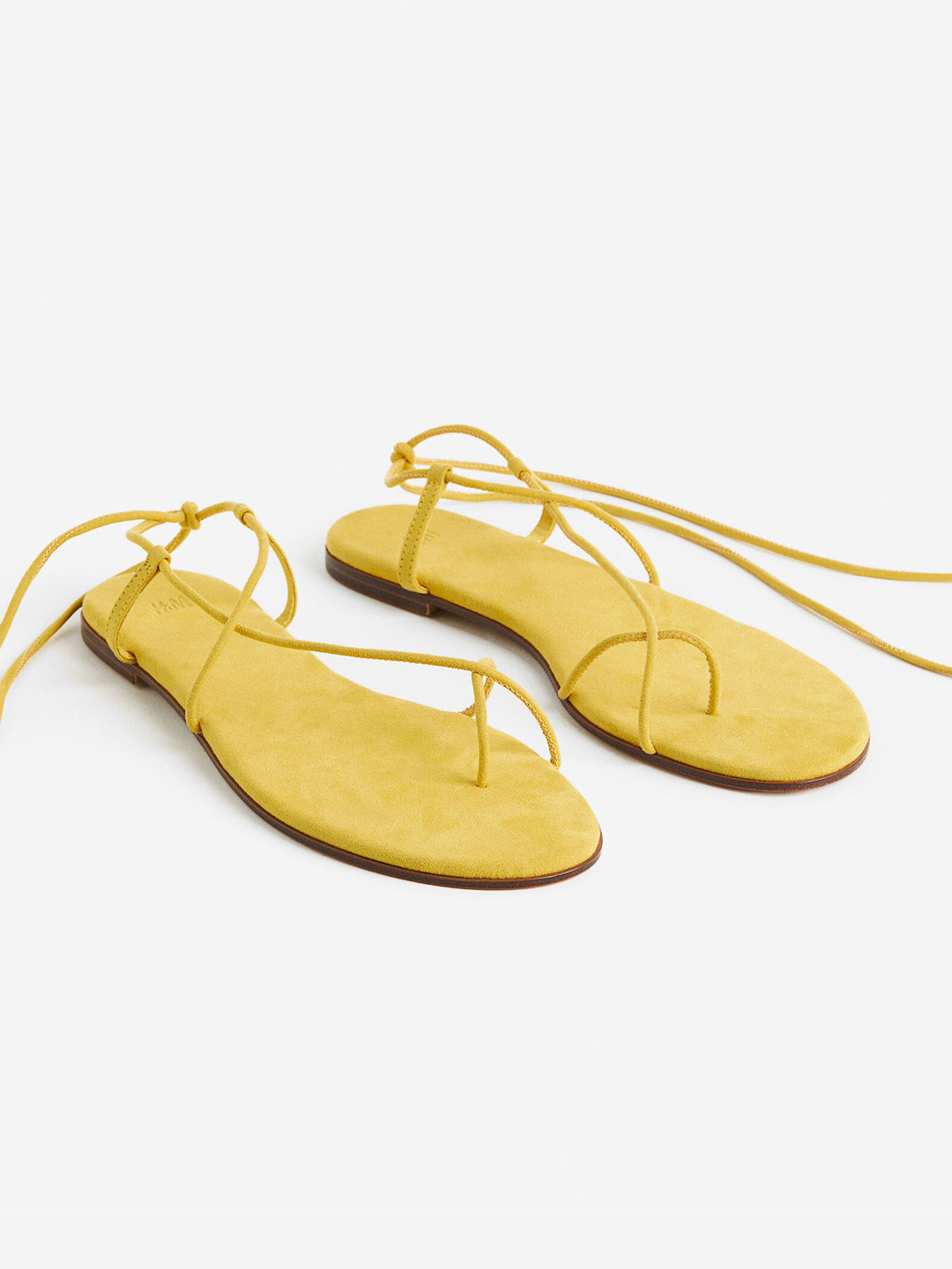 

H&M Gladiator Flats, Yellow