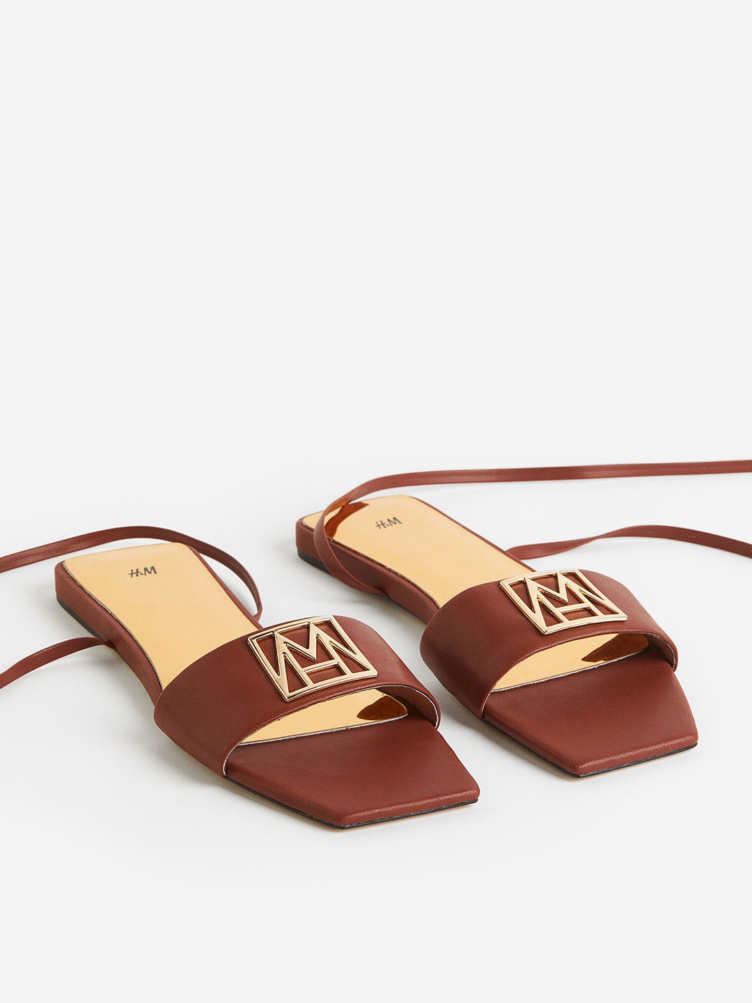

H&M Gladiator Flats, Brown