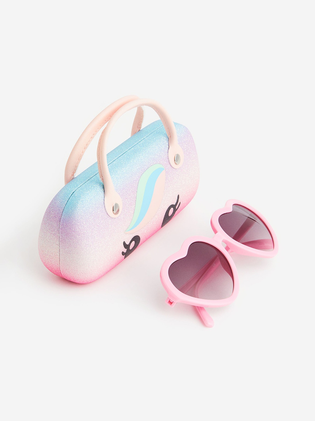 

H&M Girls Sunglasses With Case 1084661004, Pink