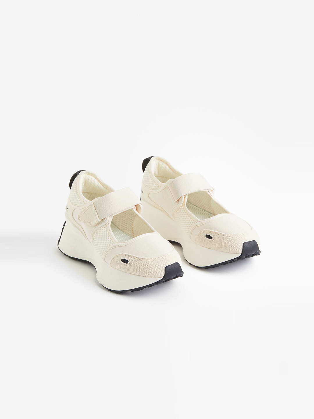 

H&M Women Canvas Trainer Sandals, White