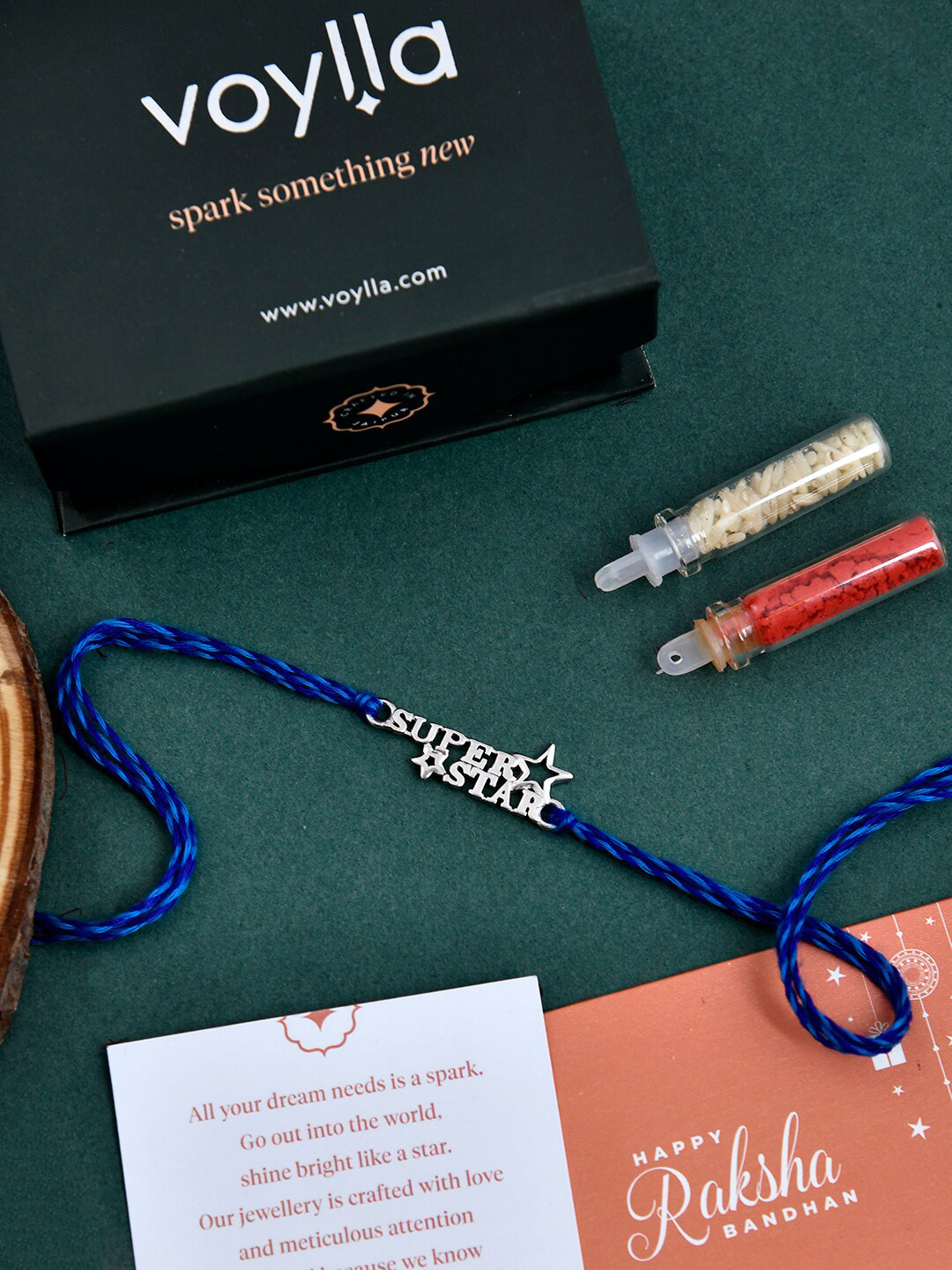 

Studio 925 Sterling Silver Precious Superstar Thread Rakhi