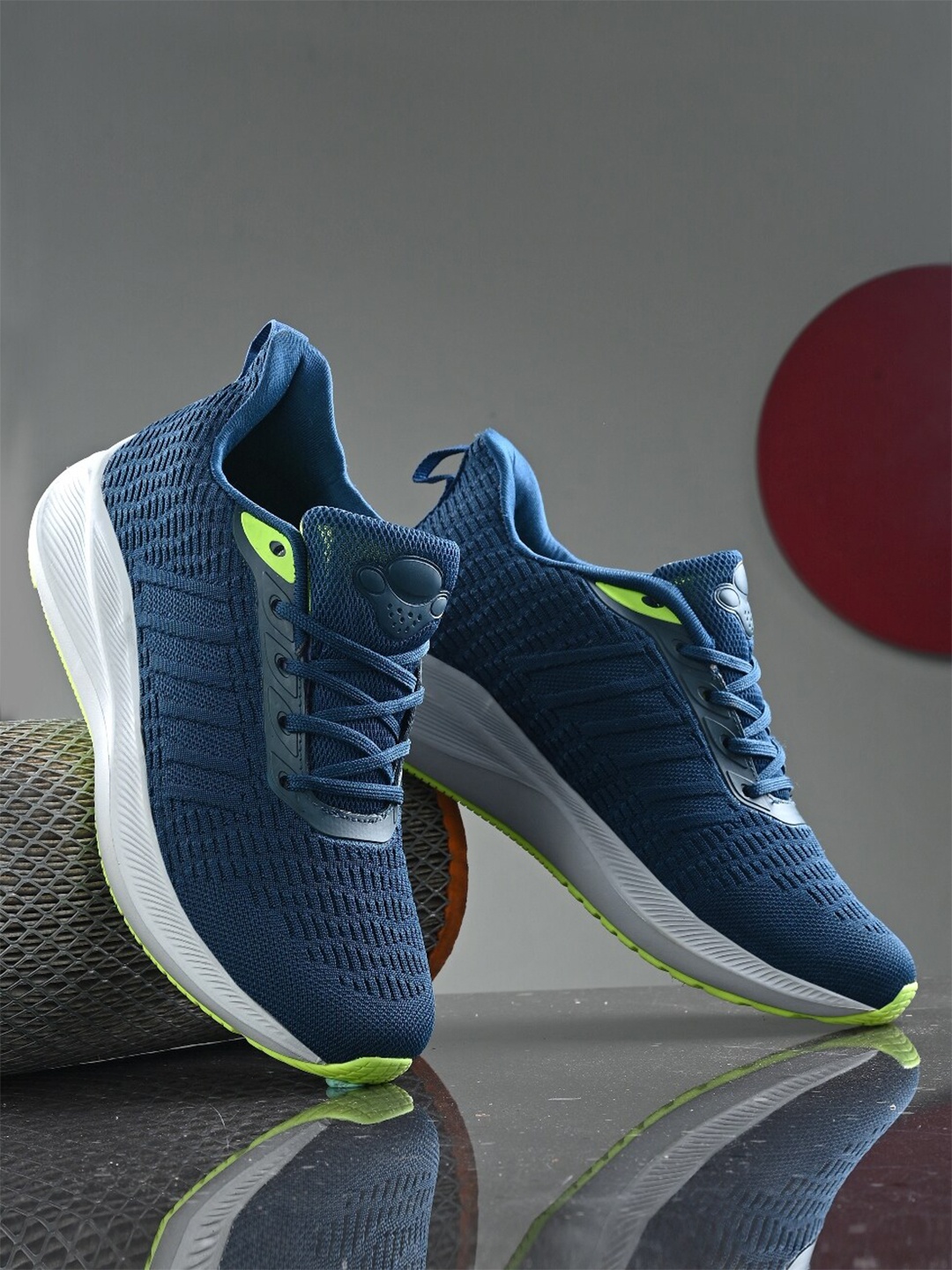 

HRX by Hrithik Roshan Men Navy Blue & White Mesh Walking Shoes