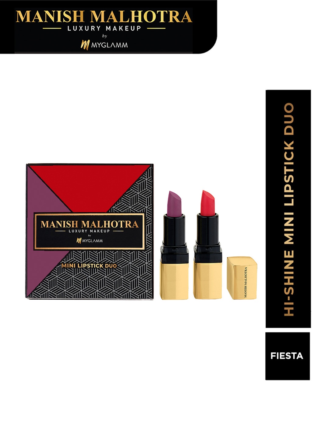 

MyGlamm Manish Malhotra Sundowner Soft Matte Mini Lipstick Set, Red