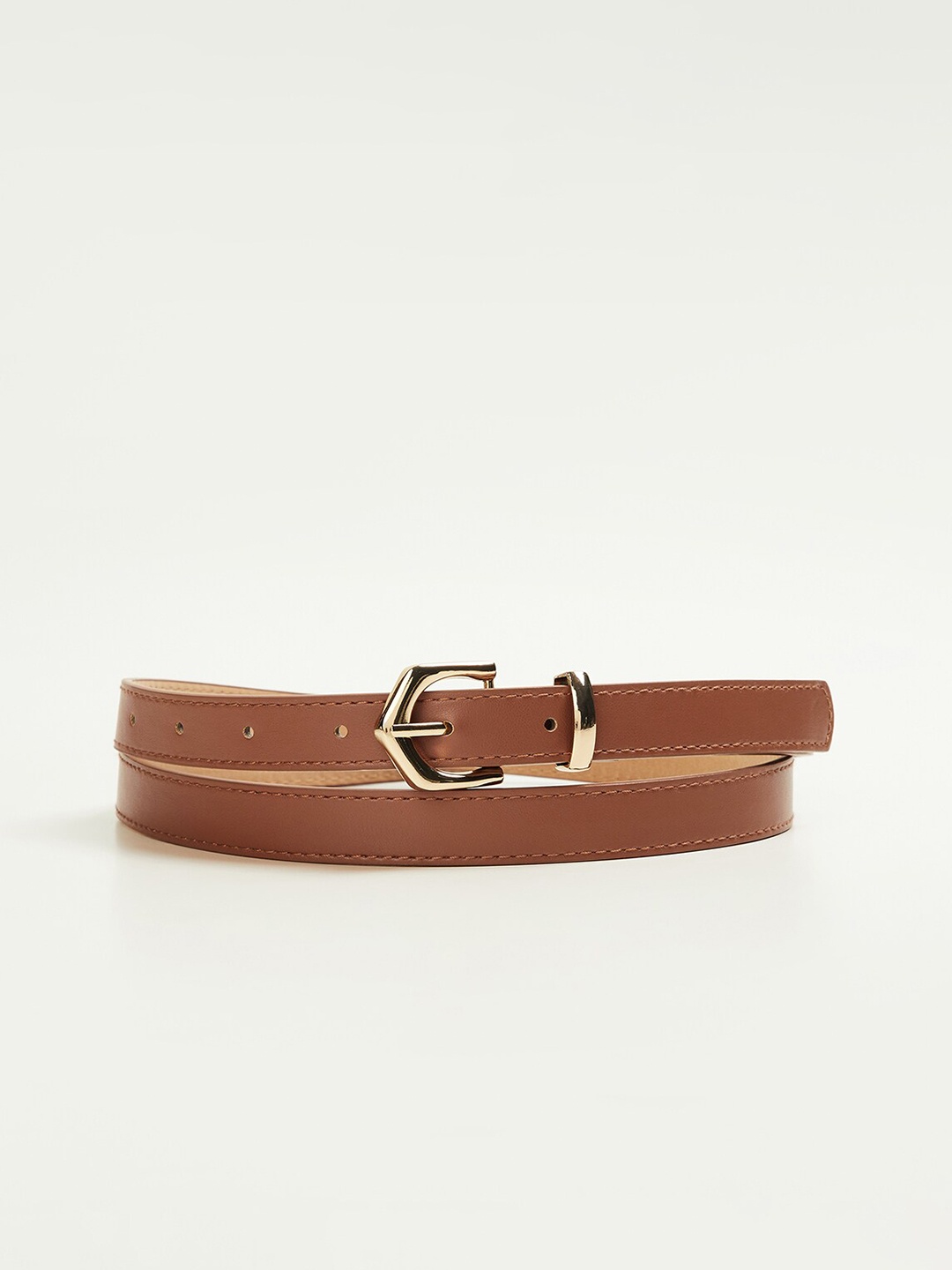 

Ginger by Lifestyle Women Tang Closure Reversible Belt, Tan