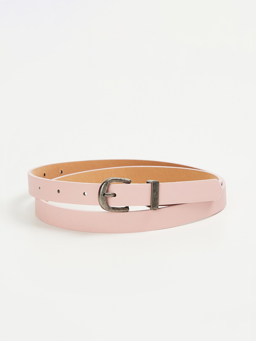 

Ginger by Lifestyle Women Tang Closure Reversible Belt, Pink