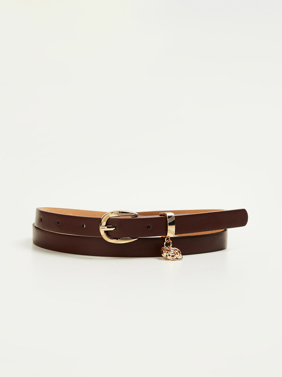 

Ginger by Lifestyle Women Slim Belt, Brown