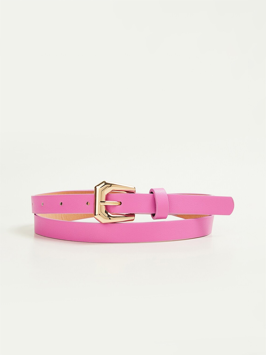 

Ginger by Lifestyle Women Slim Reversible Belt, Pink