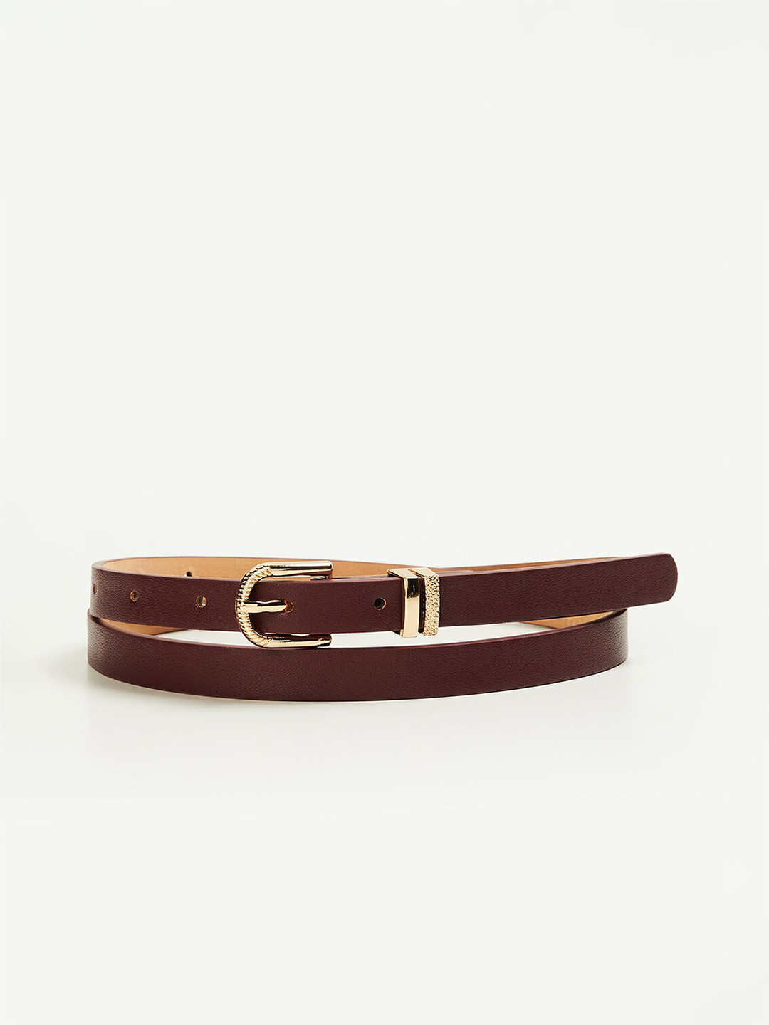 

Ginger by Lifestyle Women Slim Reversible Belt, Brown