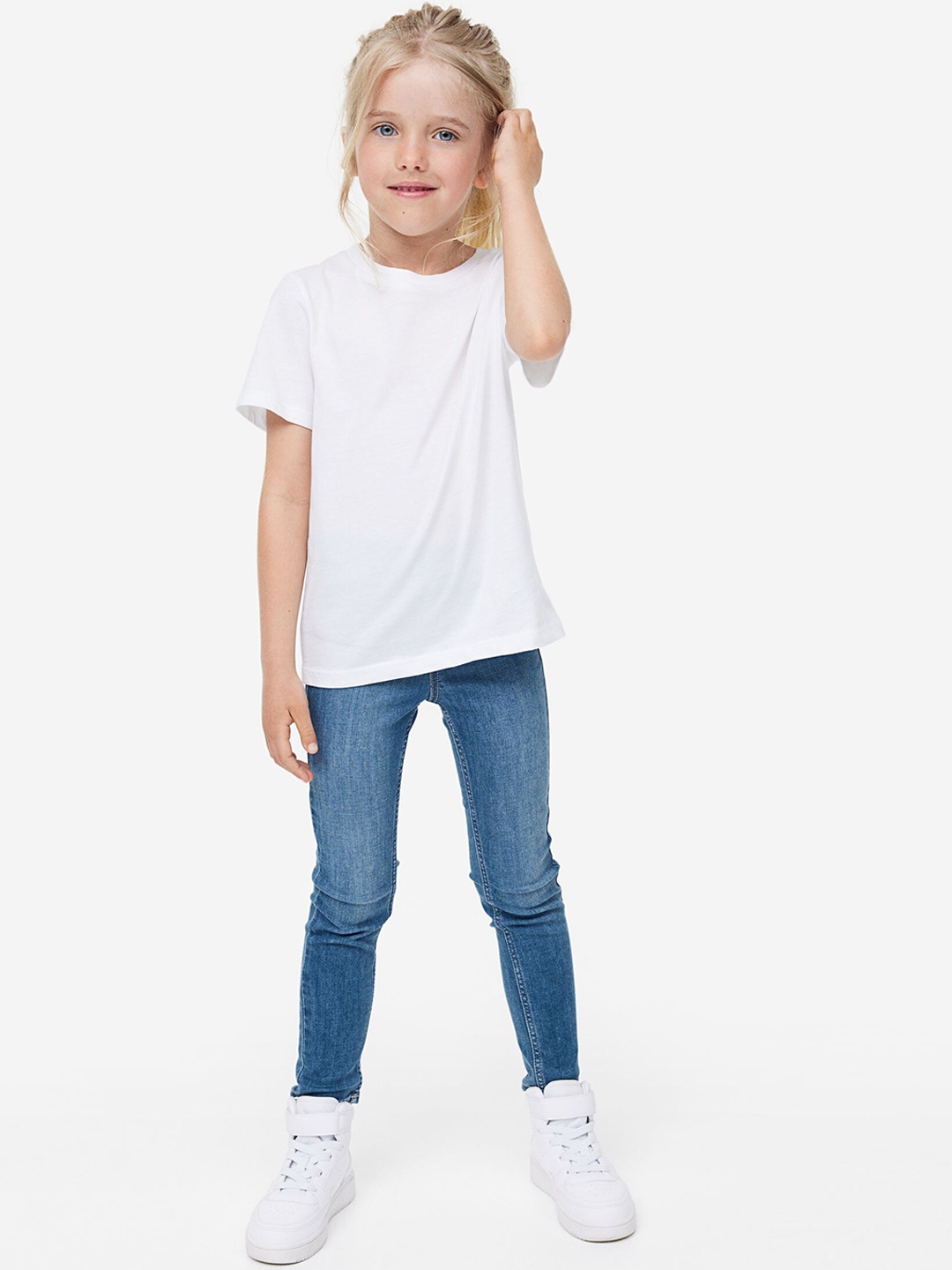

H&M Girls Denim Jeggings, Blue