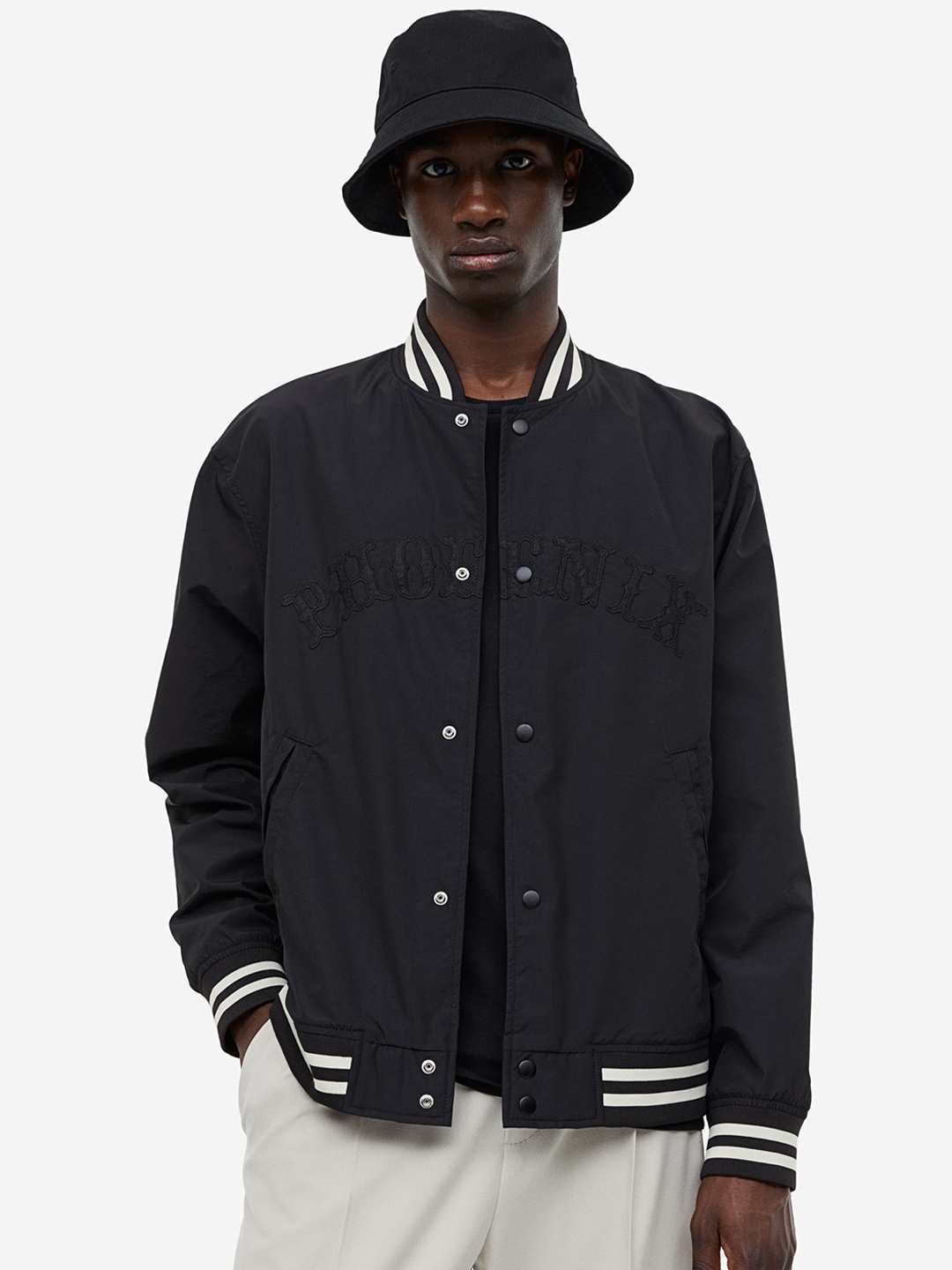 

H&M Baseball Jacket, Black