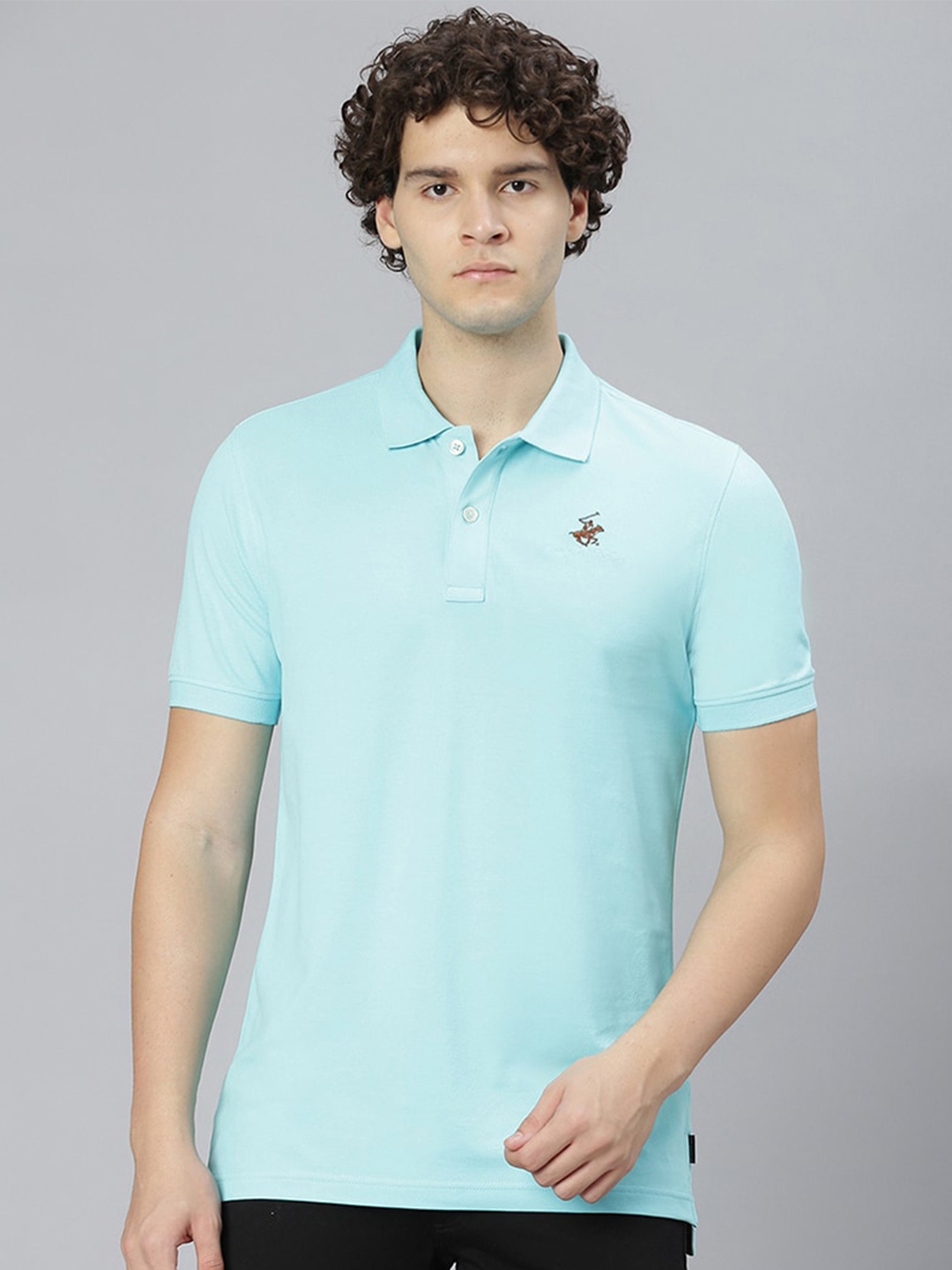 

Beverly Hills Polo Club Pure Cotton T-shirt, Blue