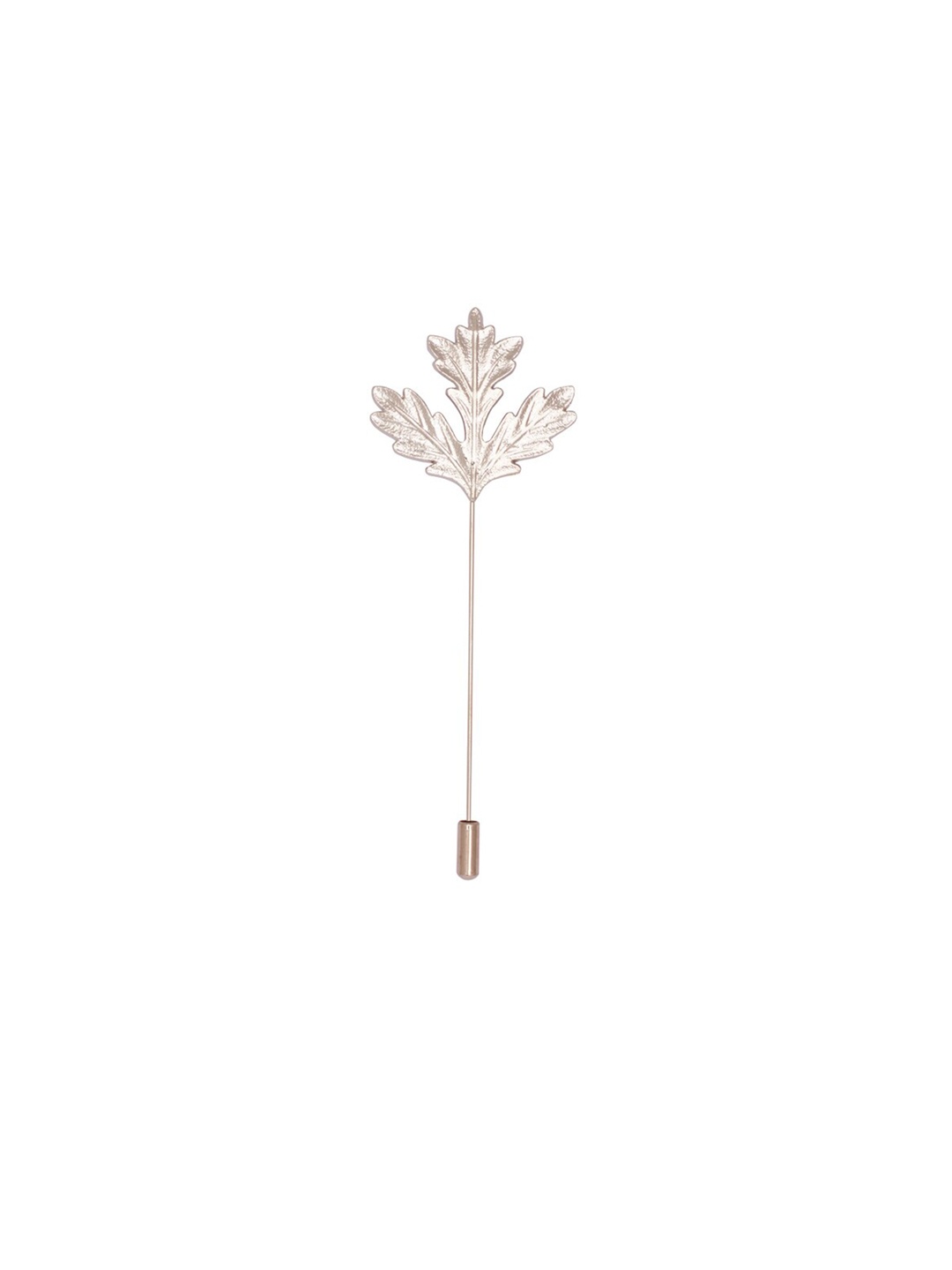 

The Tie Hub Men Winter Leaf Lapel Pin, Silver