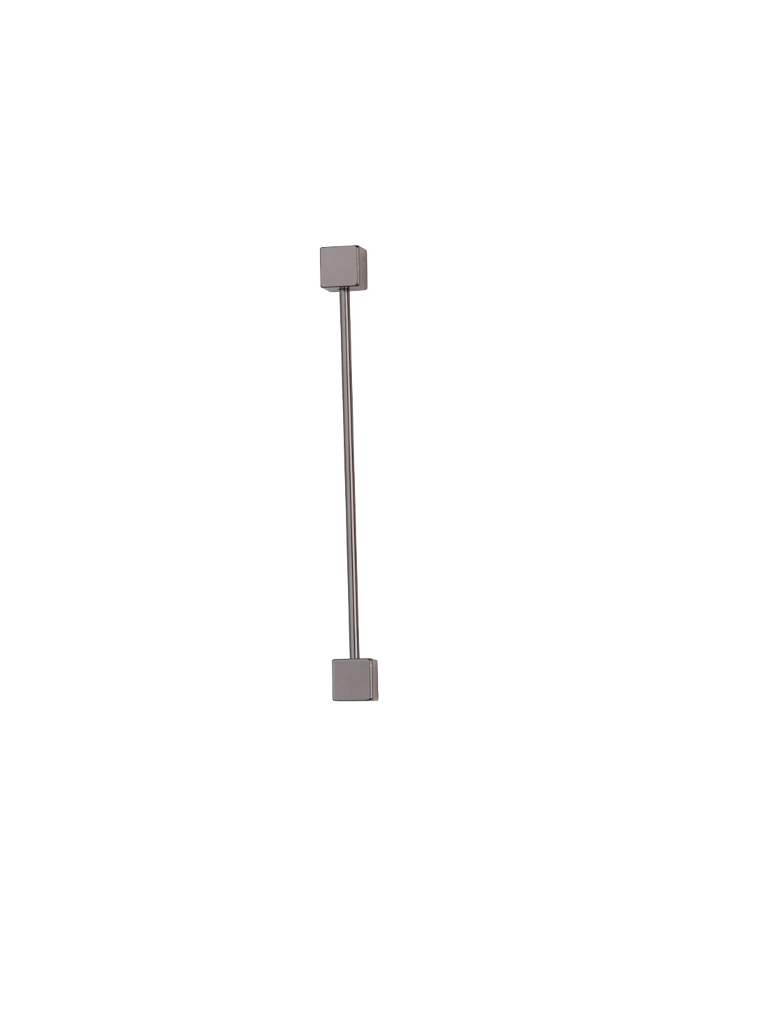 

The Tie Hub Men Textured Vintage Gunmental Cube Collar Bar, Grey