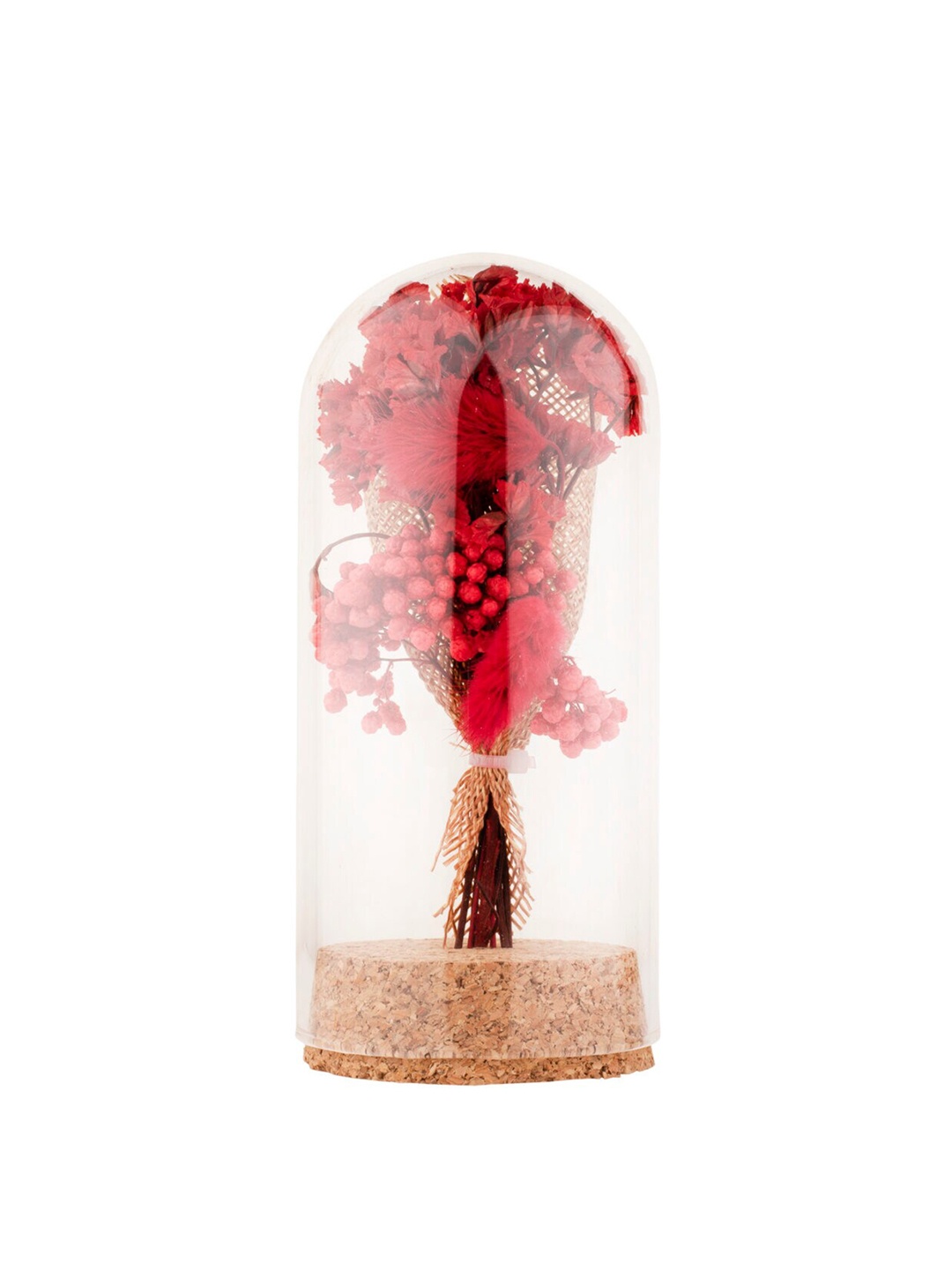 

The Tie Hub Intricate Textured Wedding Butonniere Brooch, Red