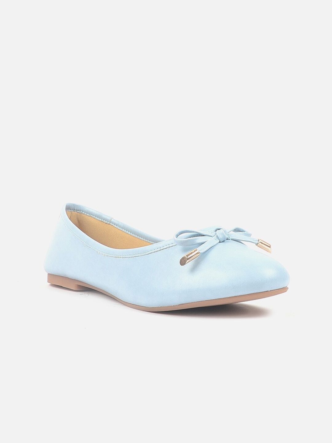 

Carlton London Round Toe Ballerinas With Bows, Blue