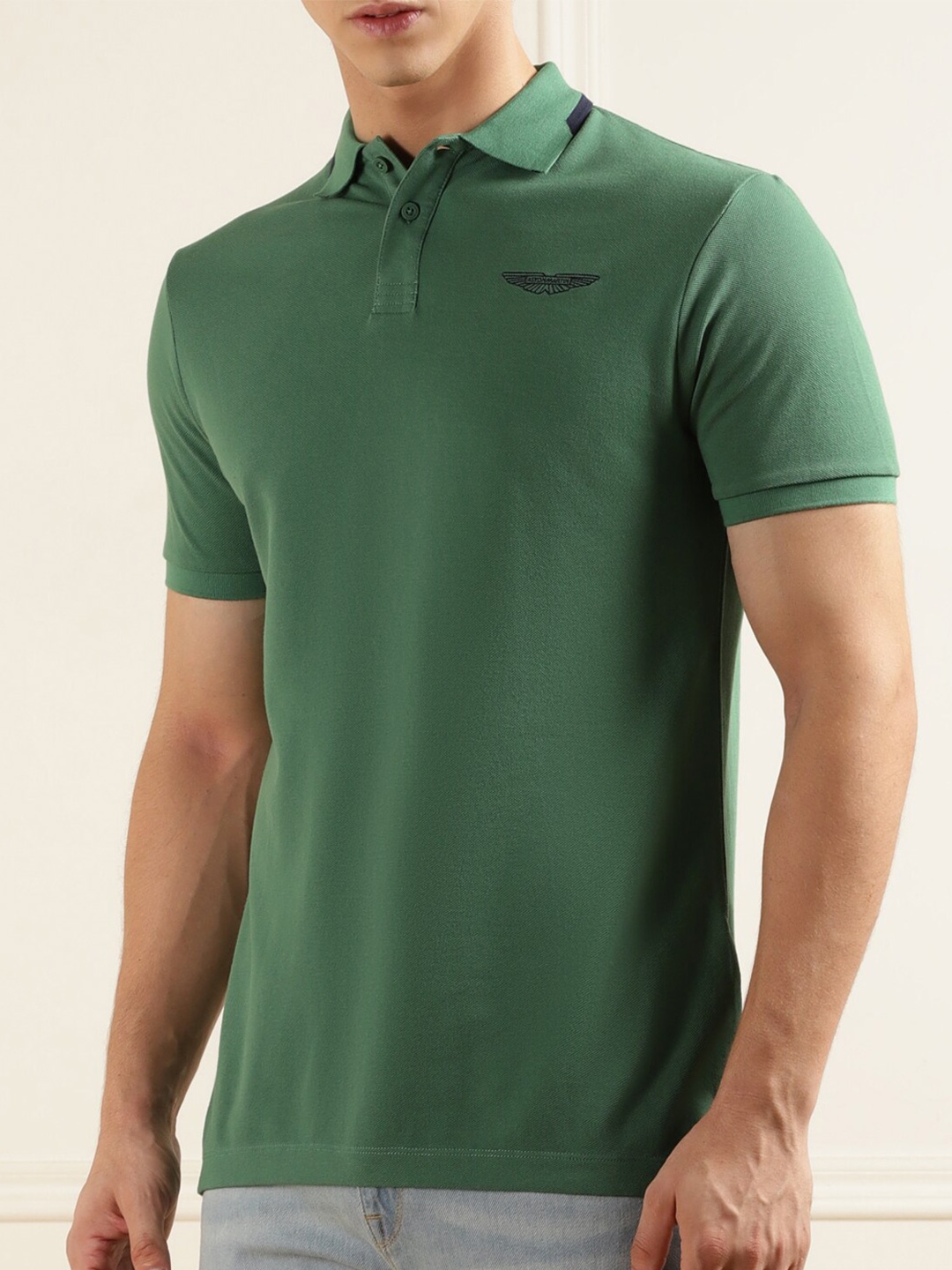 

HACKETT LONDON Cotton Polo Collar T-shirt, Green