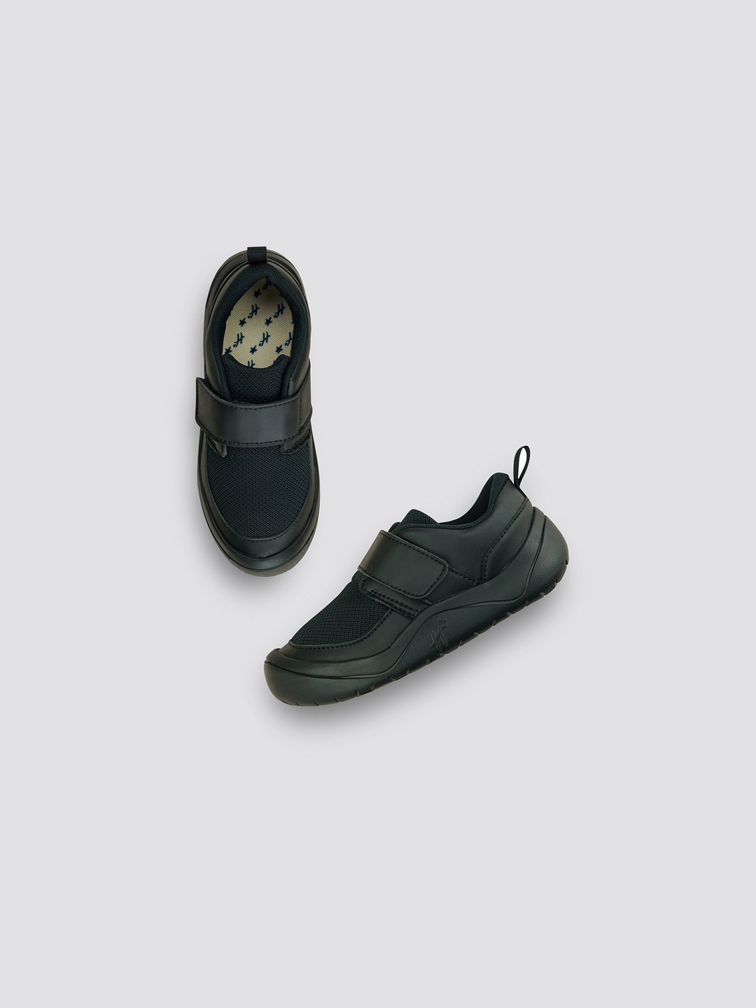 

H By Hamleys Boys Textured Velcro Sneakers, Black