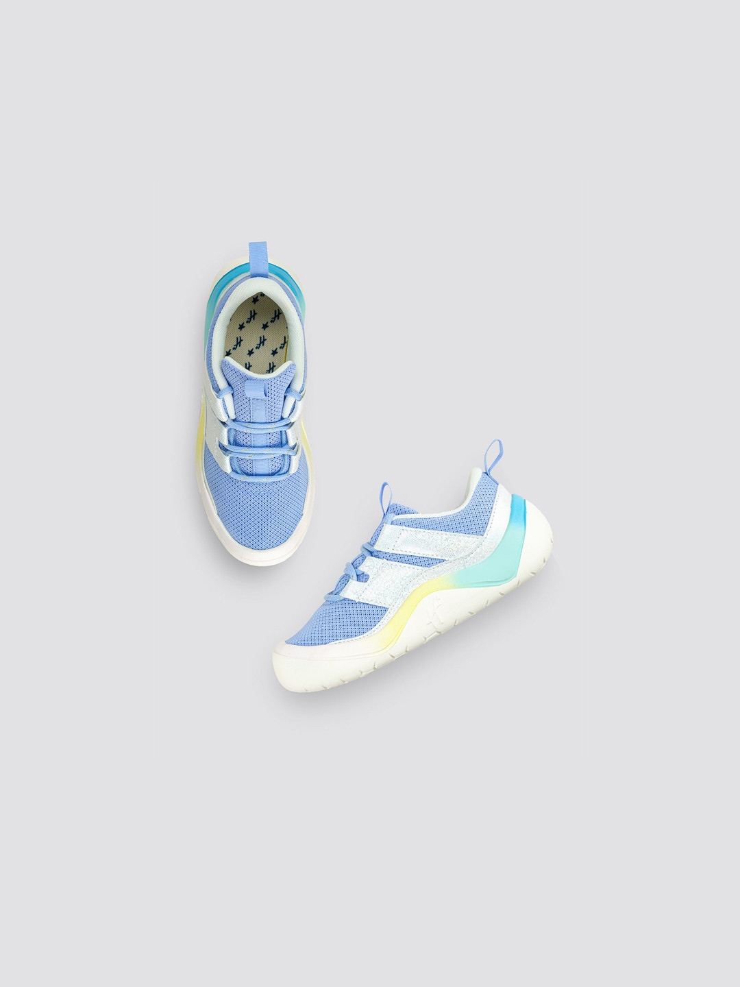 

H By Hamleys Girls Colourblocked Lace-Up Sneakers, Blue