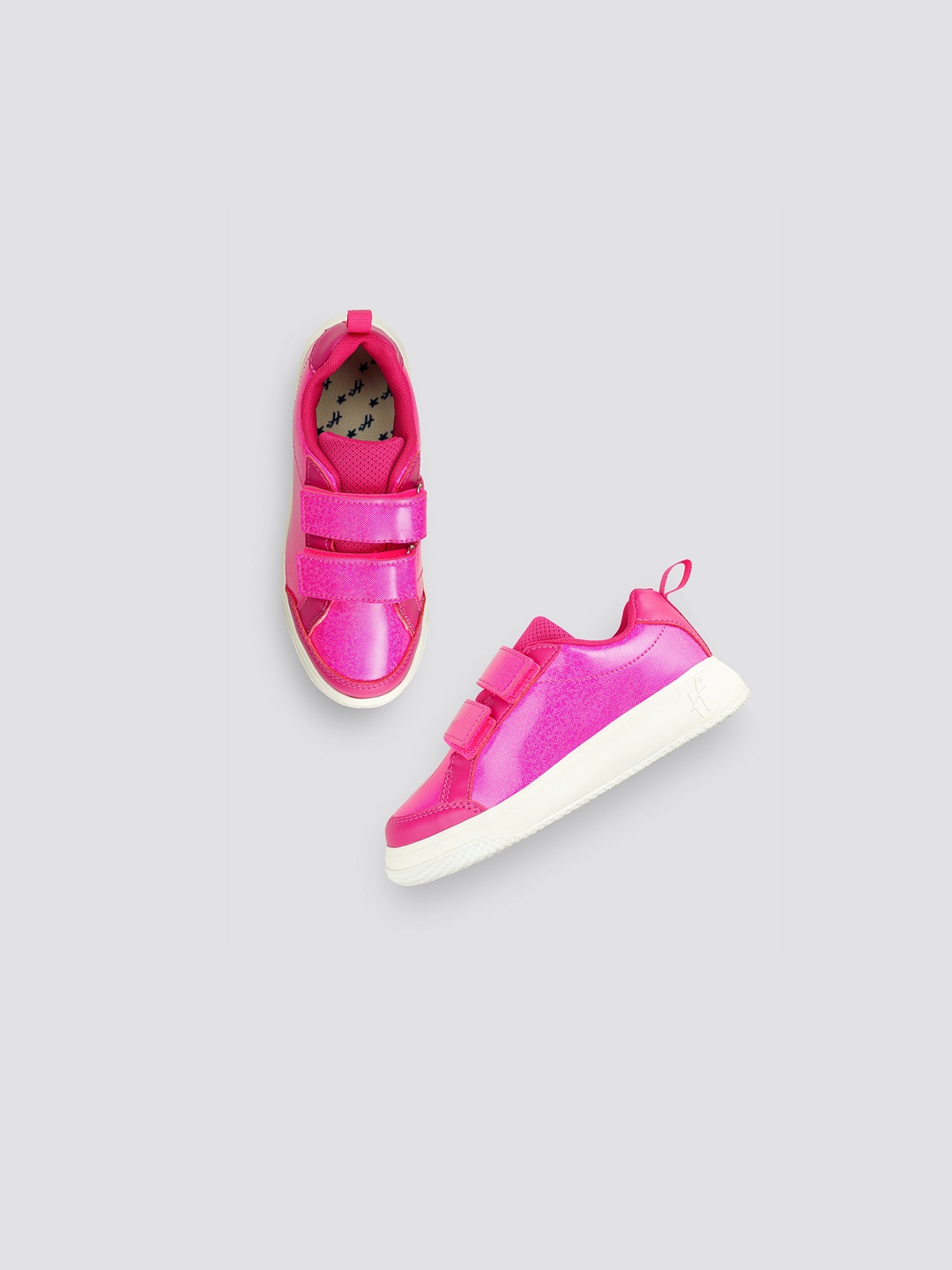 

H By Hamleys Girls Contrast Sole Slip-On Sneakers, Pink