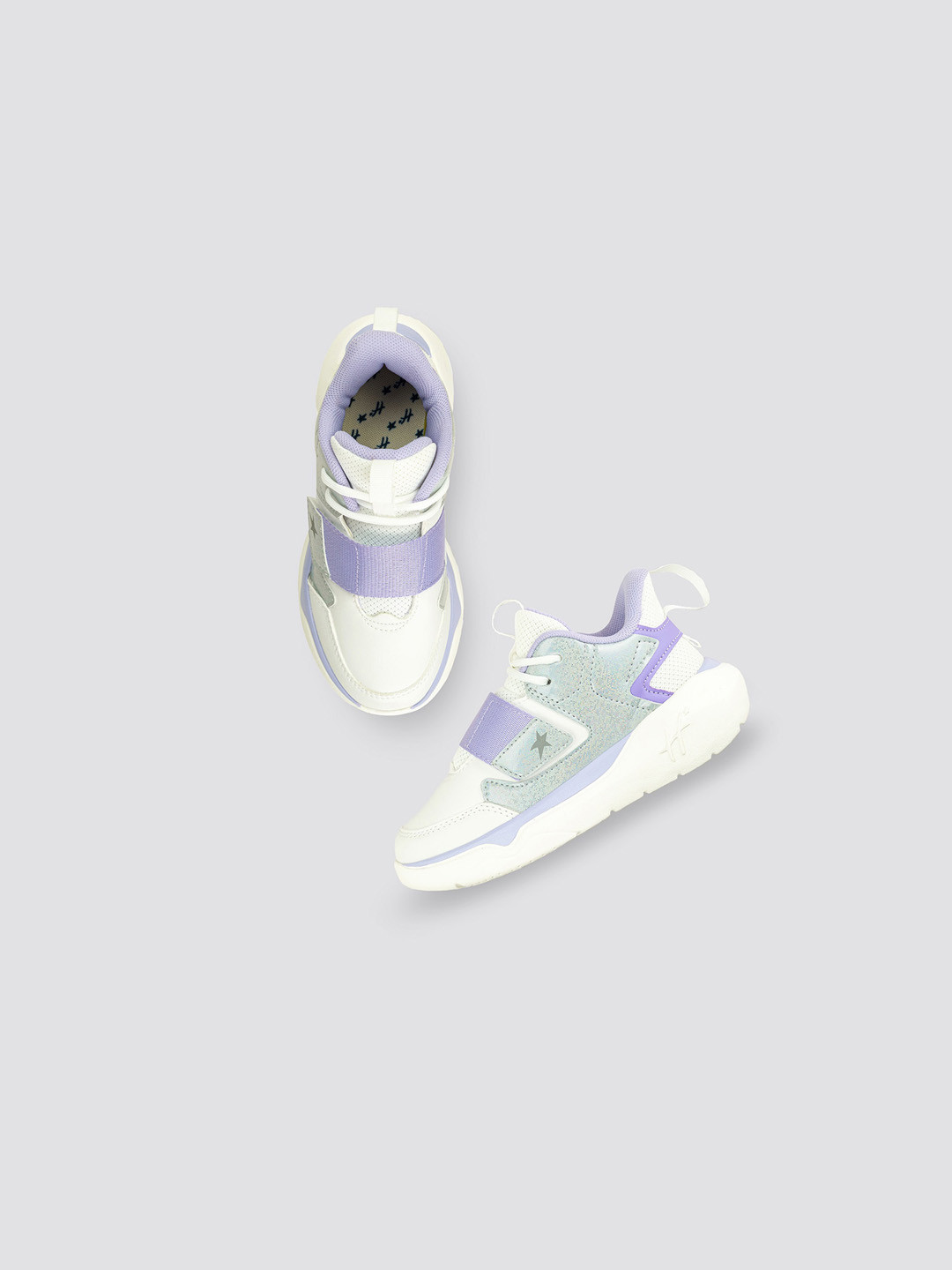 

H By Hamleys Girls Colourblocked Basics Sneakers, White
