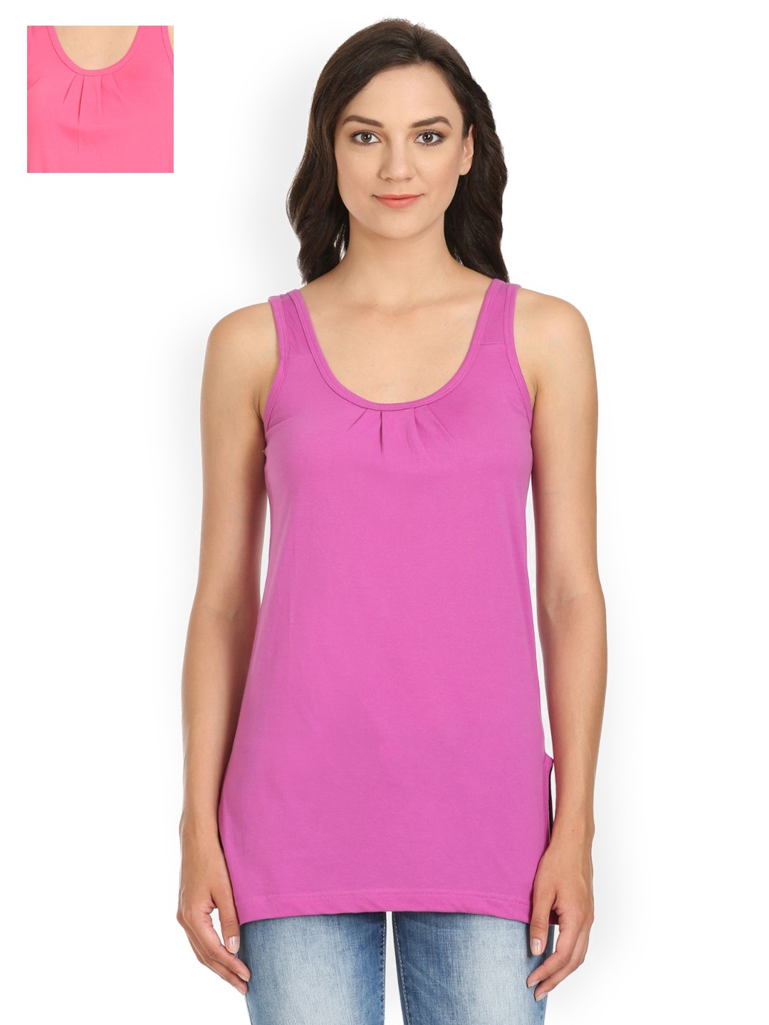 

Bodycare Pack of 2 Camisoles E64LINPI, Purple