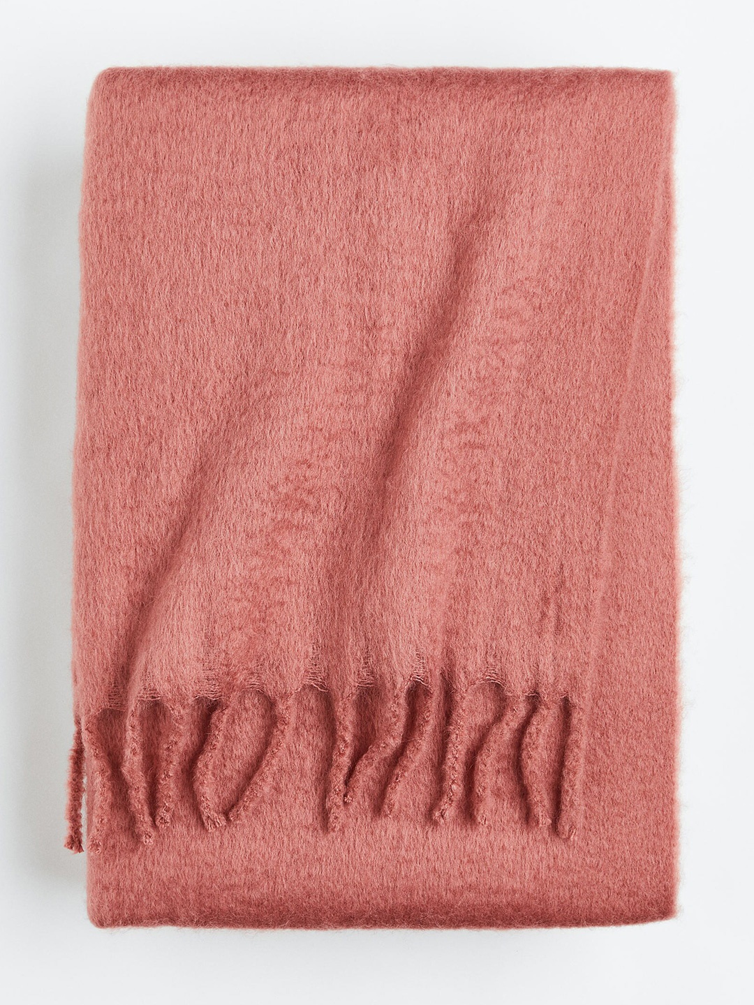 

H&M Red Wool-Blend Blanket