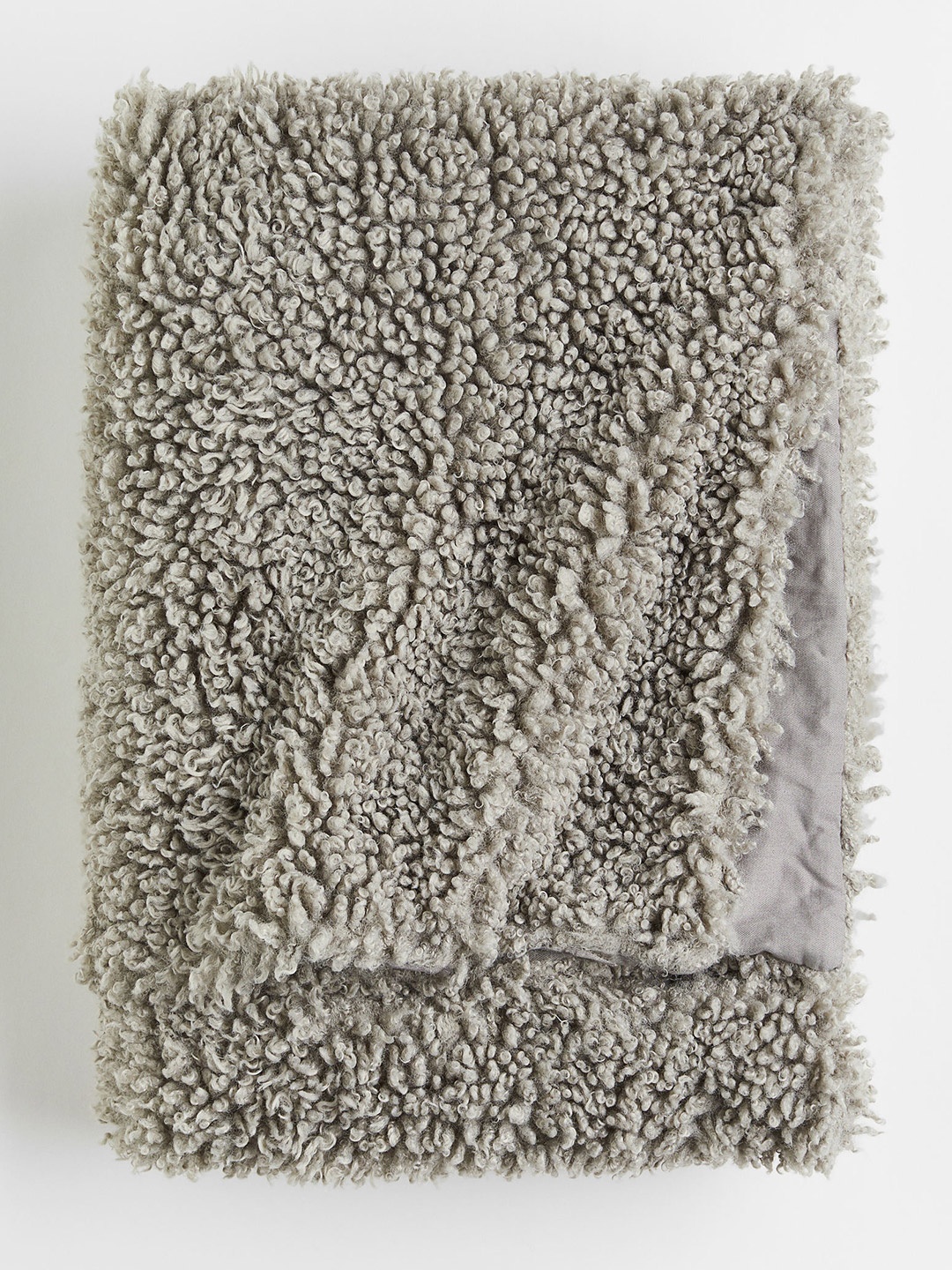 

H&M Grey Plush Pile Blanket