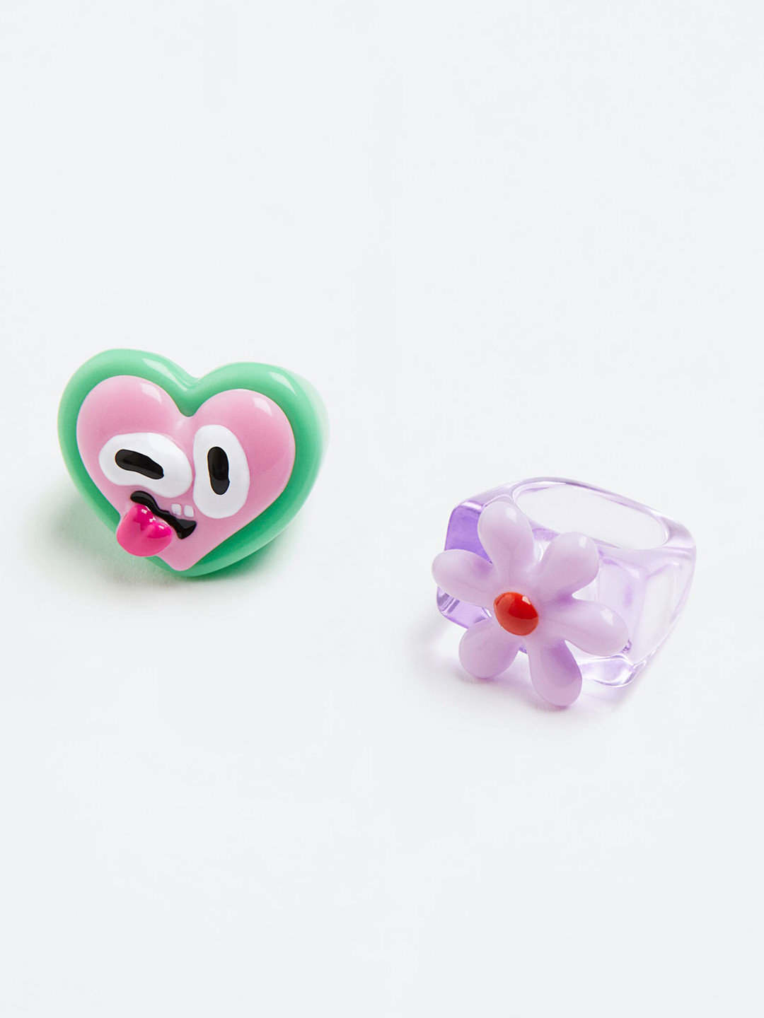 

H&M Girls 2-Pack Rings, Purple