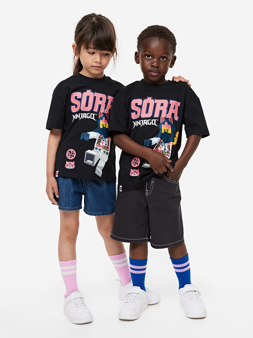 

H&M Boys Pure Cotton Printed T-shirt, Black