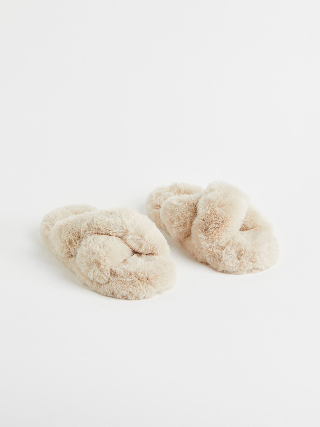 

H&M Women Slippers, Beige