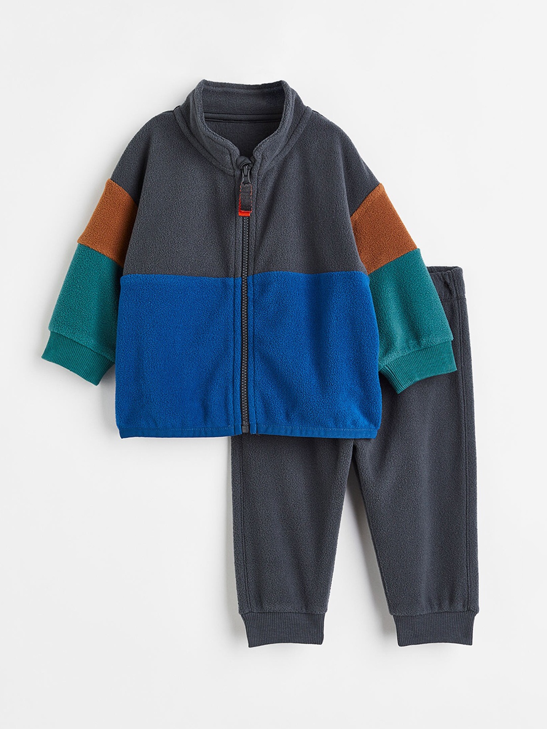 

H&M Boys 2-Piece Fleece Set, Grey