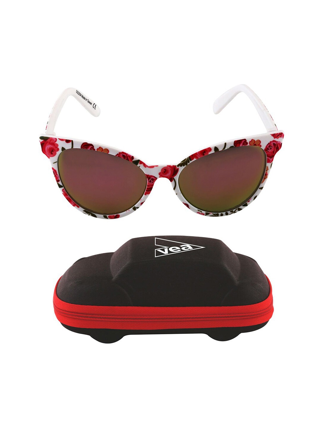 

VEA Girls Cateye Sunglasses With UV Protected Lens, Pink