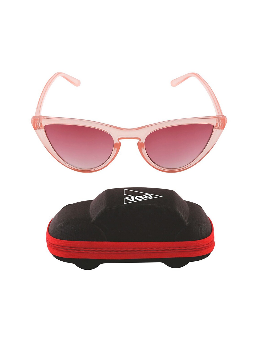 

VEA Girls Pink Lens & Pink Cateye Sunglasses with UV Protected Lens