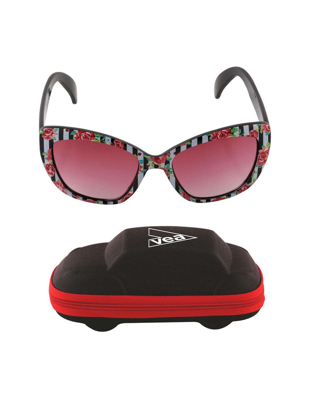 

VEA Girls Cateye Sunglasses with UV Protected Lens GS2207, Pink